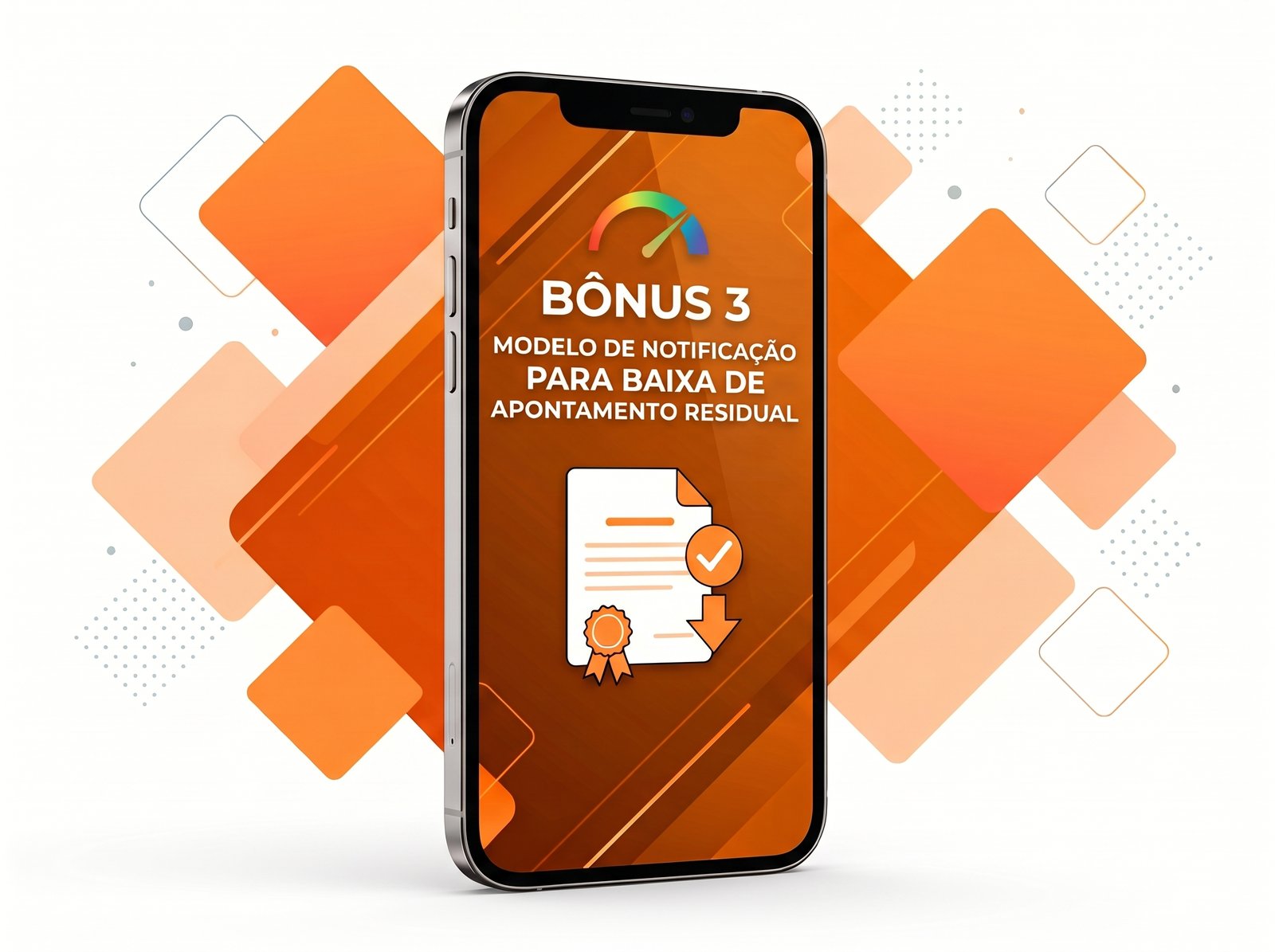 Mockup Bônus 3: Modelo de Notificação para Baixa de Apontamento